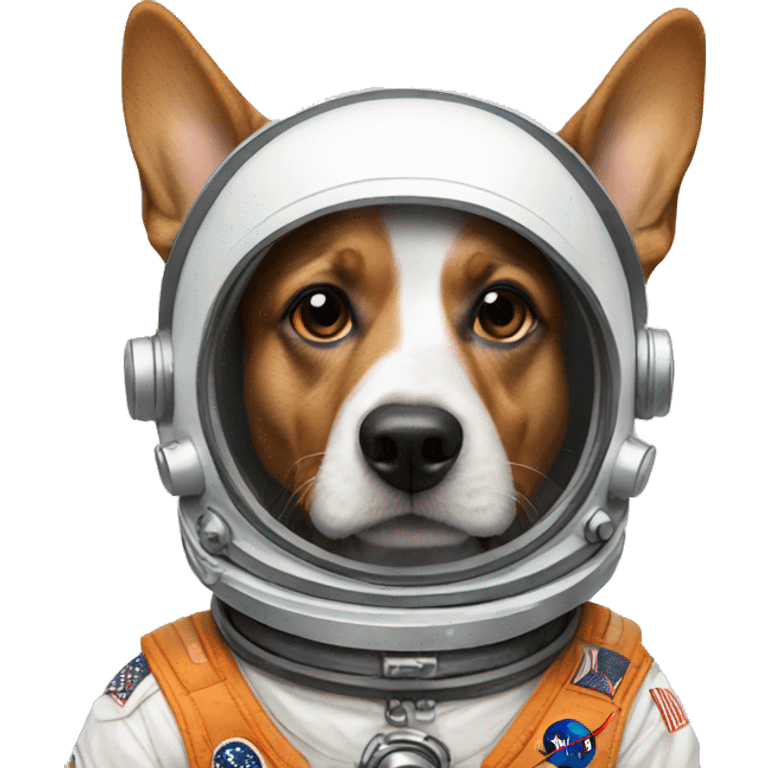 dog astronaut emoji