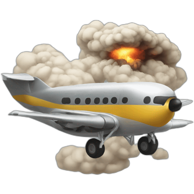 Avion explose tour emoji