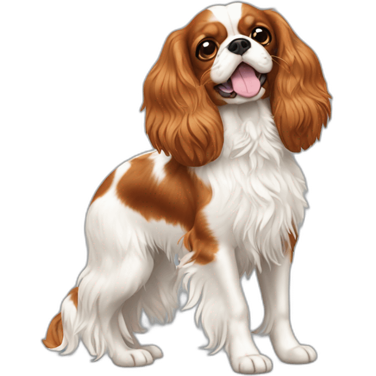  Cavalier King Charles Spaniel full body emoji