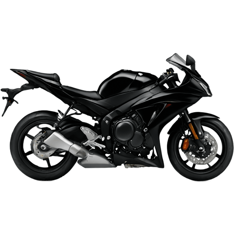 black bike yamaha emoji