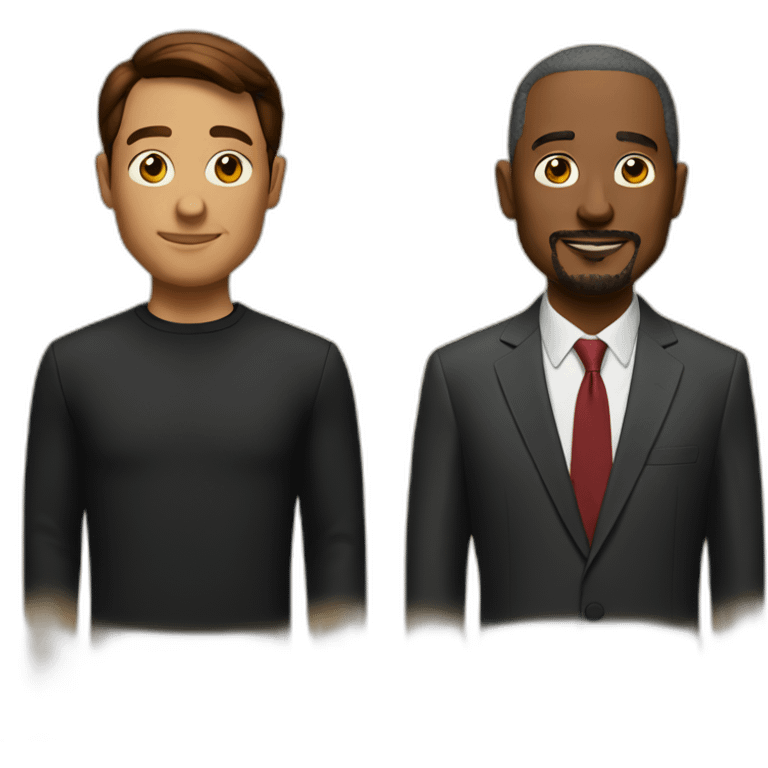 elon and jobs emoji