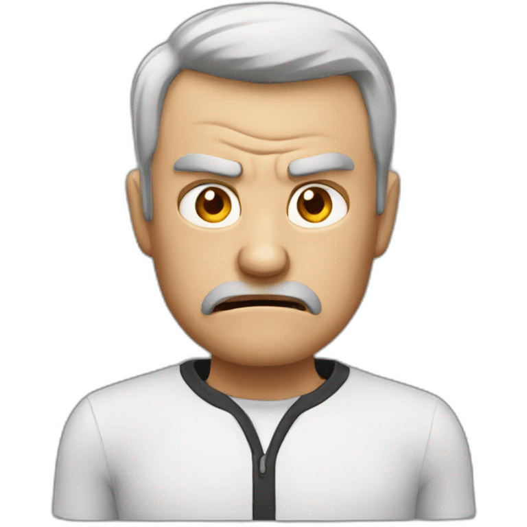 Angry man emoji