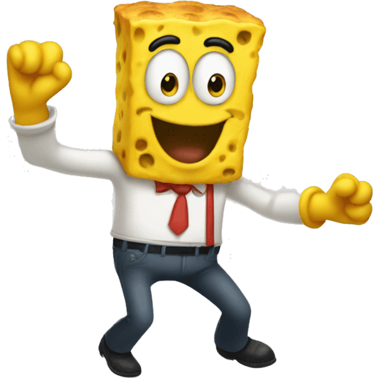 bob esponja bailando emoji