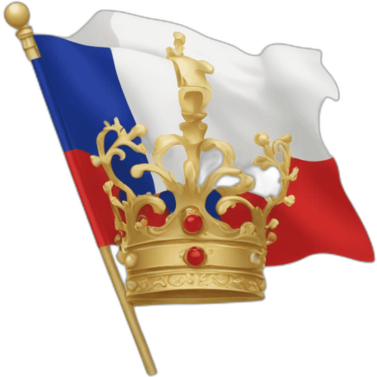 French Monarchy flag emoji