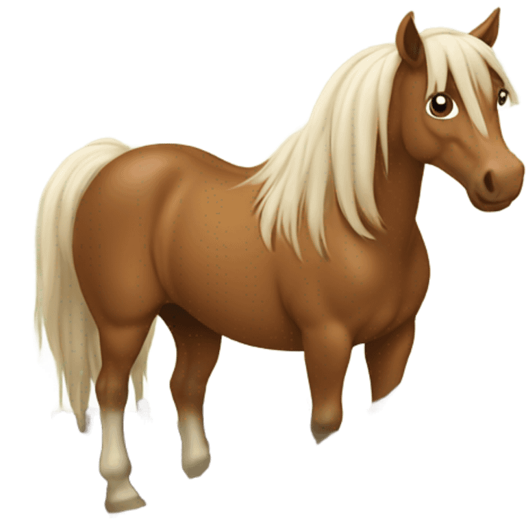 Poop horse emoji