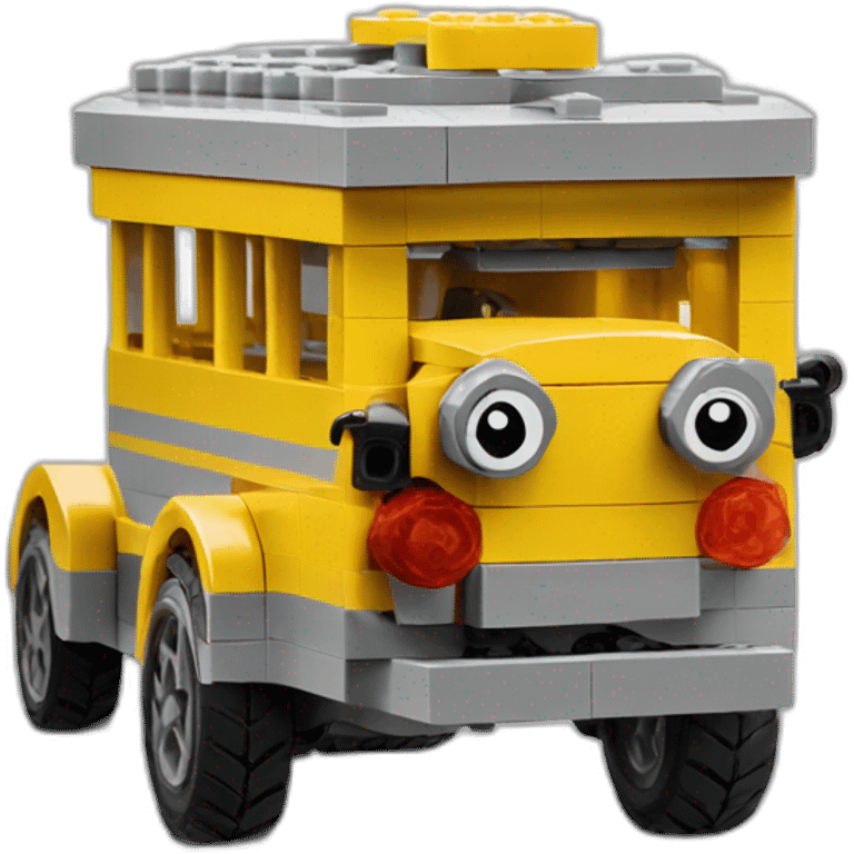 lego-school-bus emoji