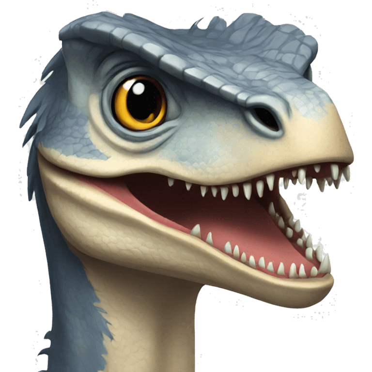 A velociraptor emoji