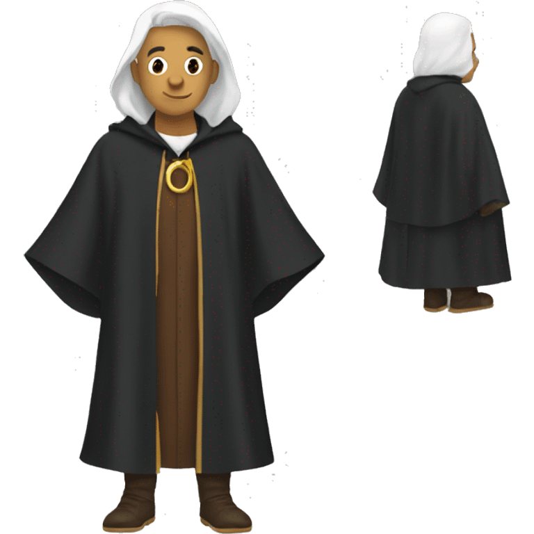 wizard robes, no hood emoji