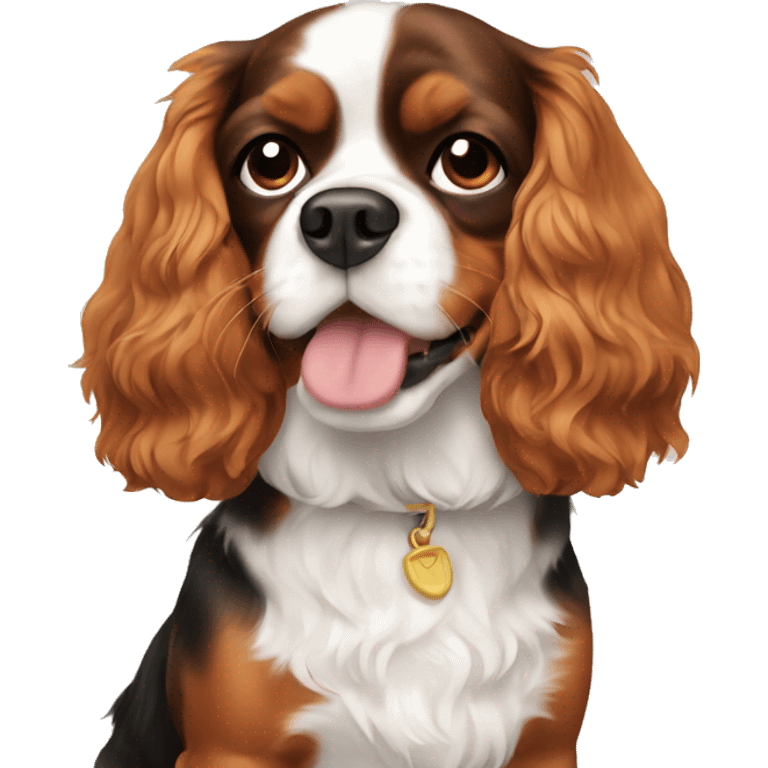 Cavalier dog emoji