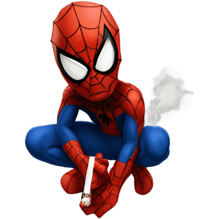 Spiderman cig emoji