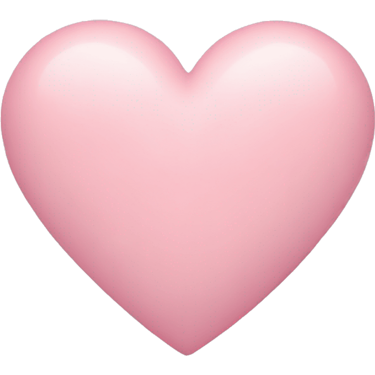 pastel pink heart  emoji