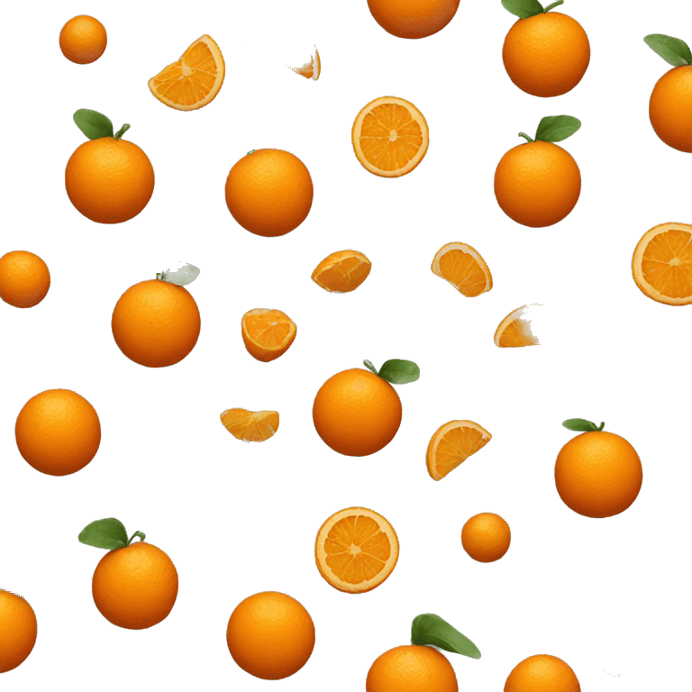 3D Orange  emoji