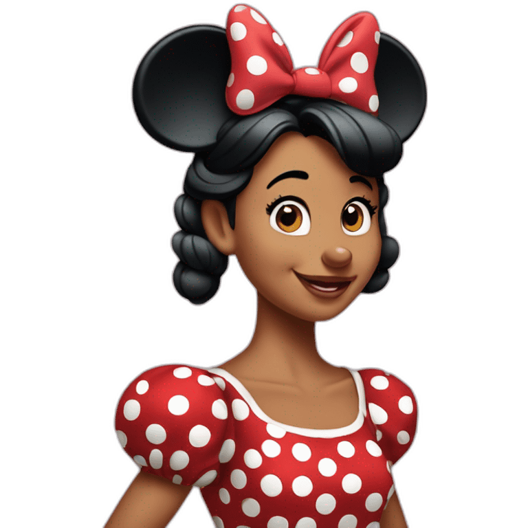  Classic Minnie Mouse is not a human emoji