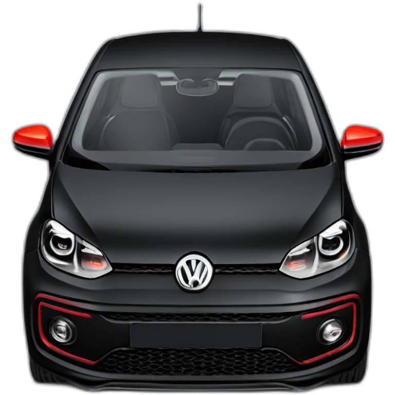 VW up GTI noire emoji