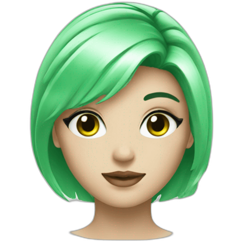 cosmetics green emoji