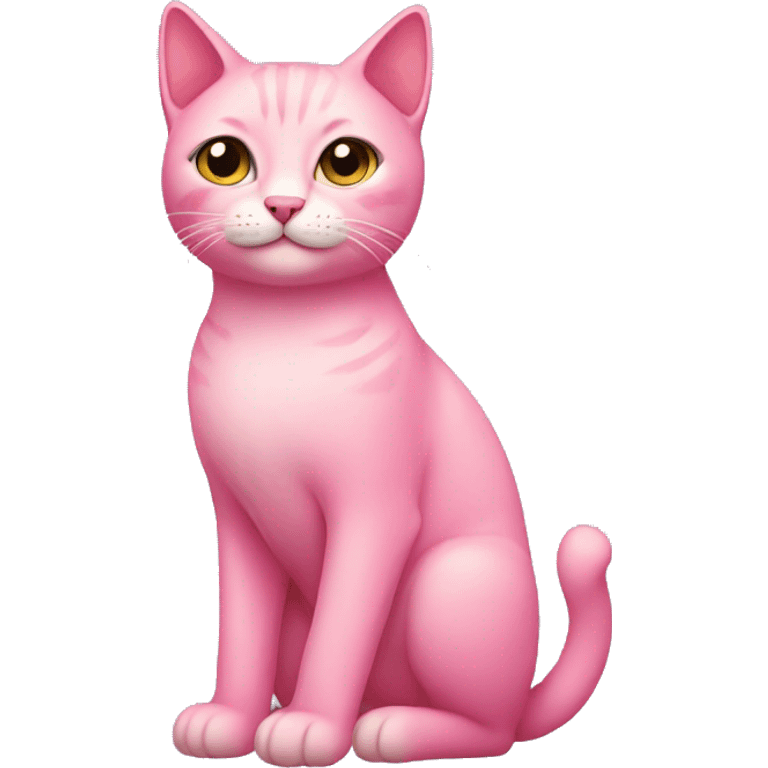 Pink cat emoji