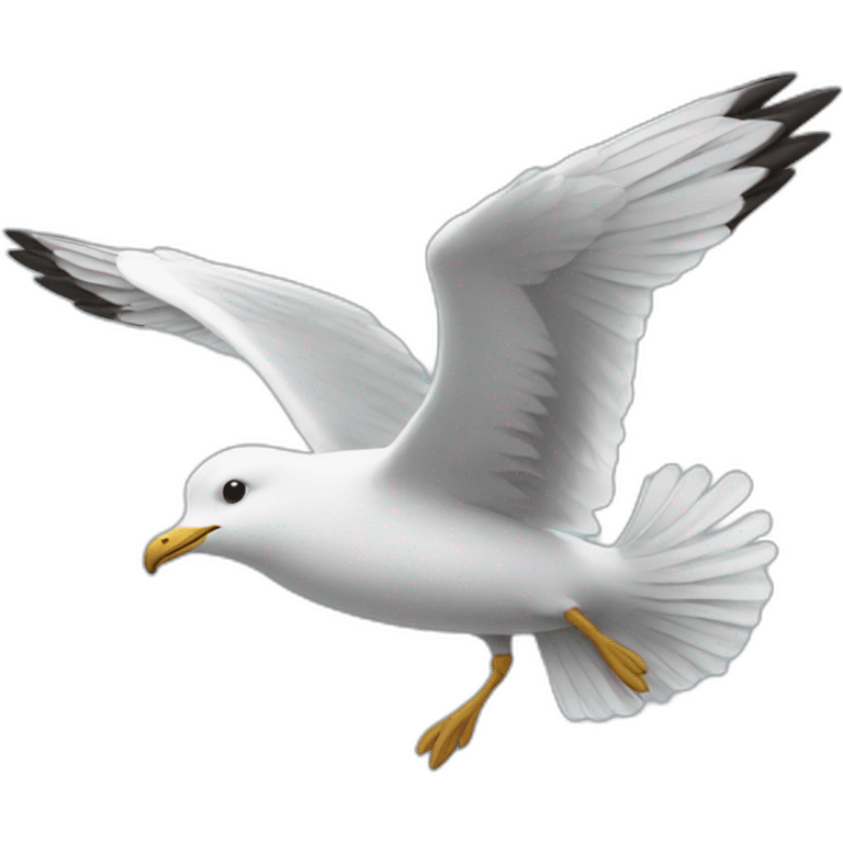 seagul flying emoji