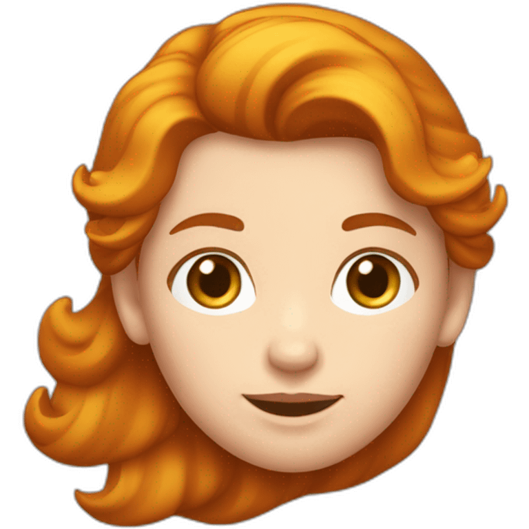 Une fille rousse fais de la pôle dance emoji