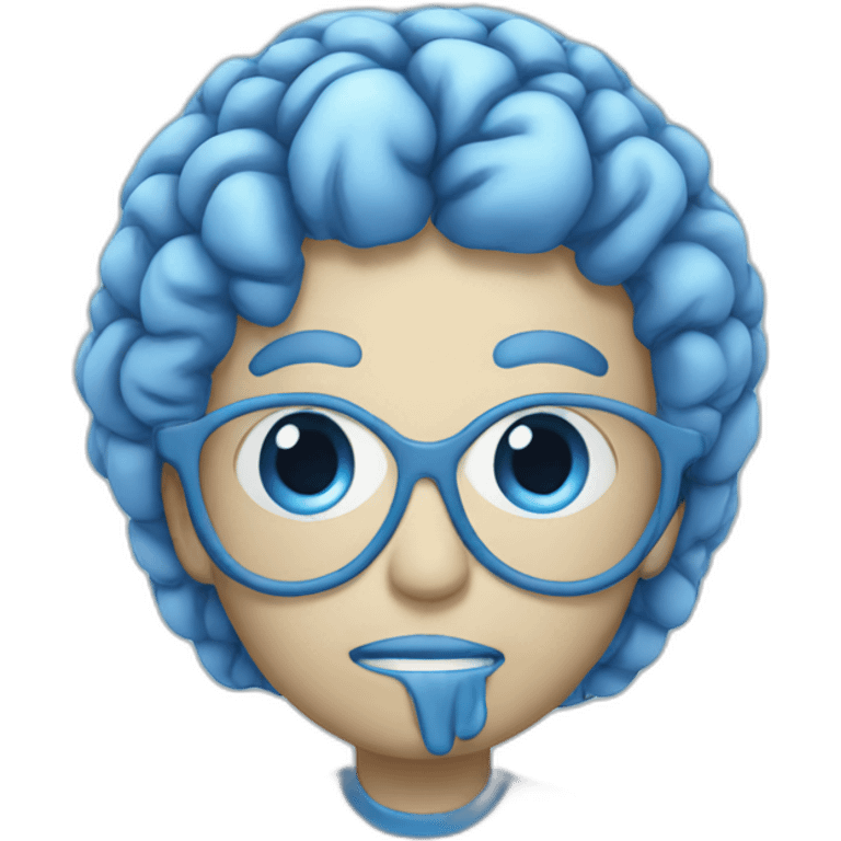 brains Blue emoji