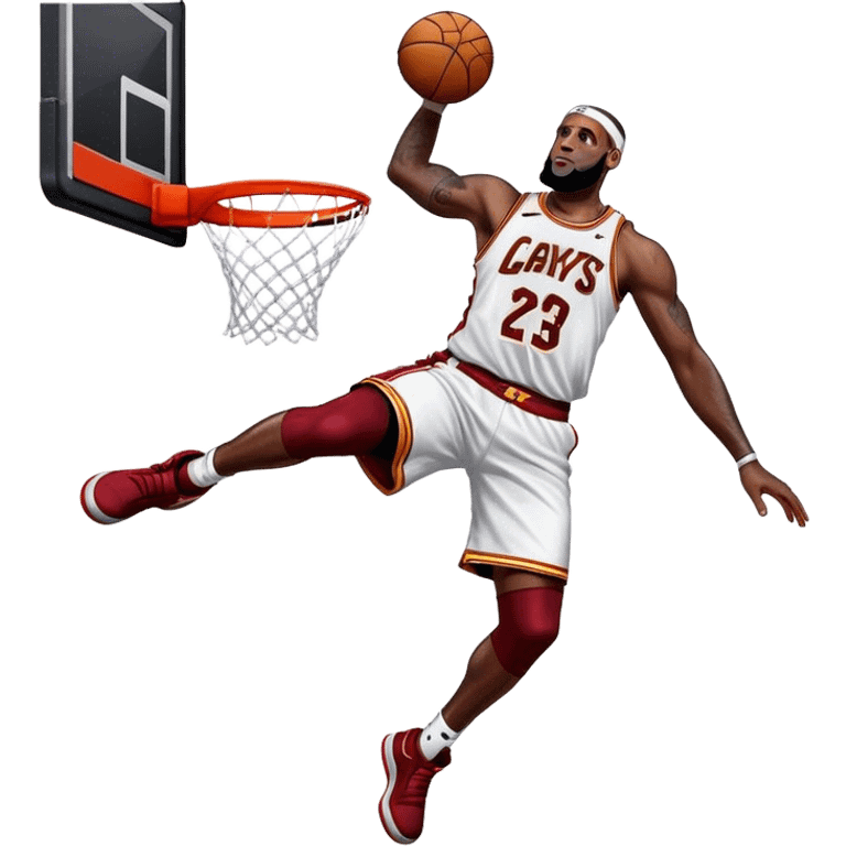 lebron dunk emoji