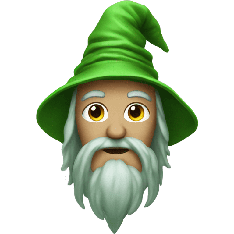 Green wizard emoji