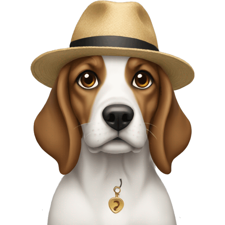 dog wif 2 hats emoji