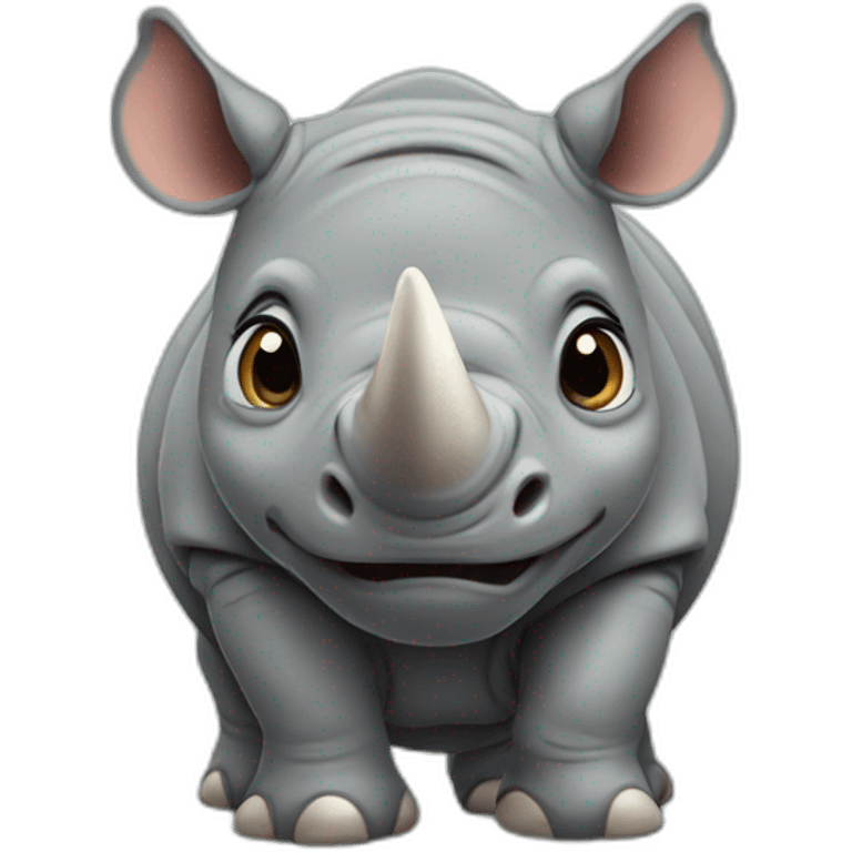 cute rhino emoji