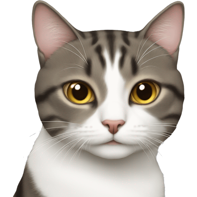 Cat with dace emoji