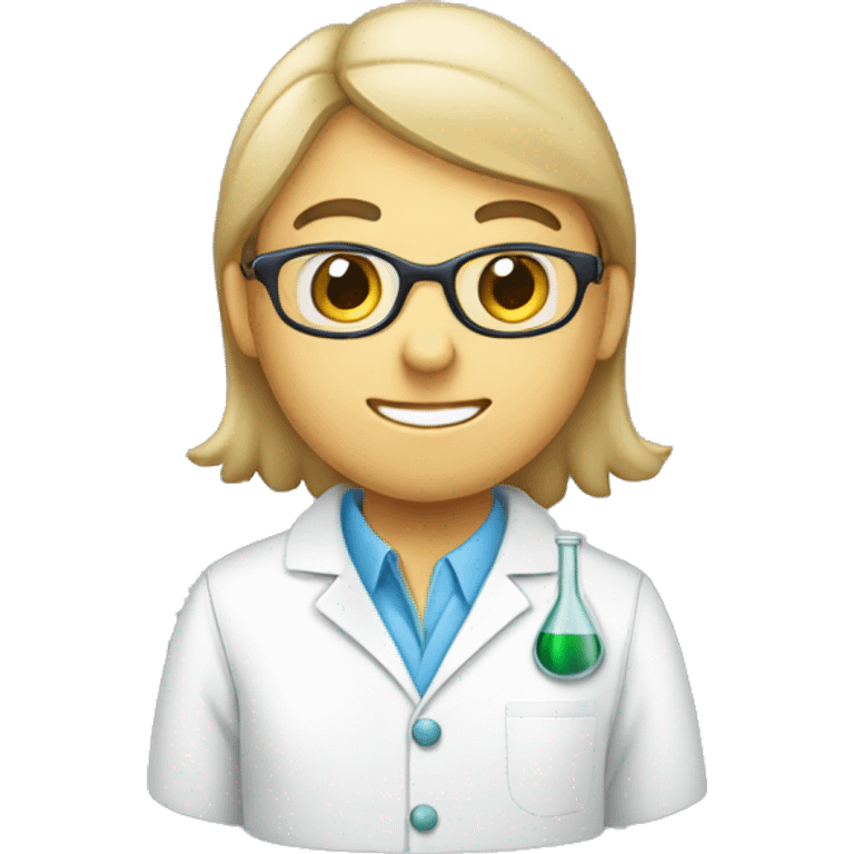 a clinical laboratorist working in labs emoji