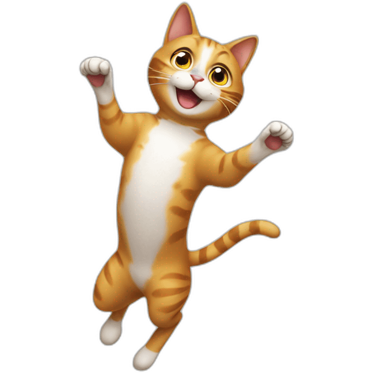 jumping cat emoji