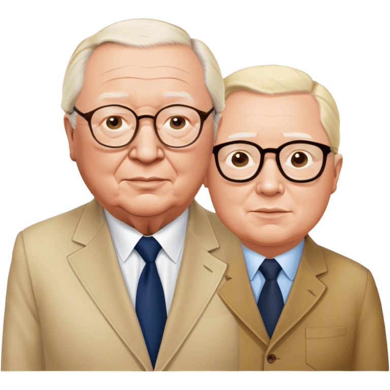 Jean-marie lepen with african friend  emoji