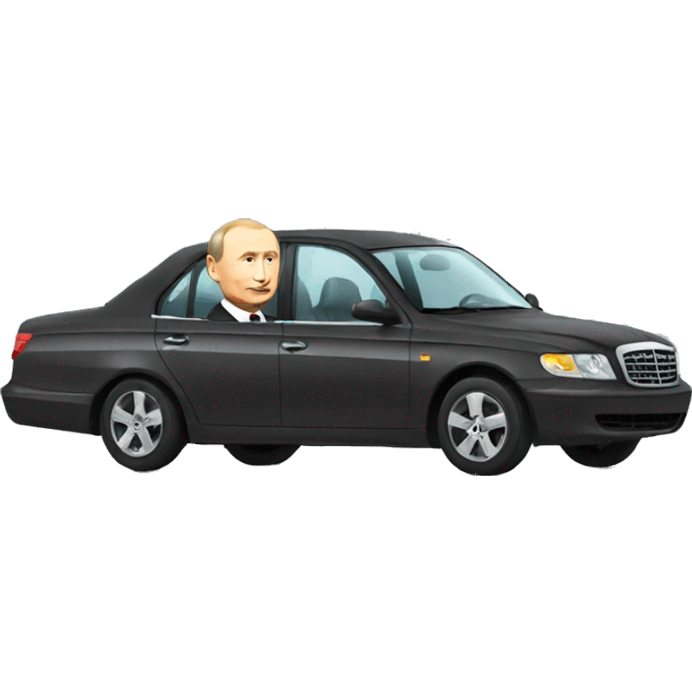 Car and Putin emoji