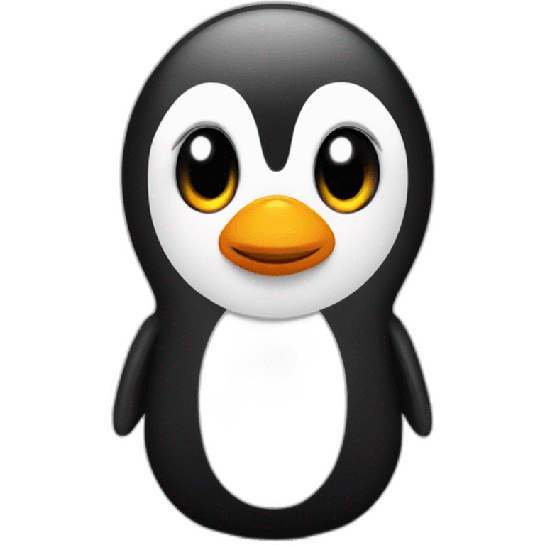 Pingüino sexy emoji