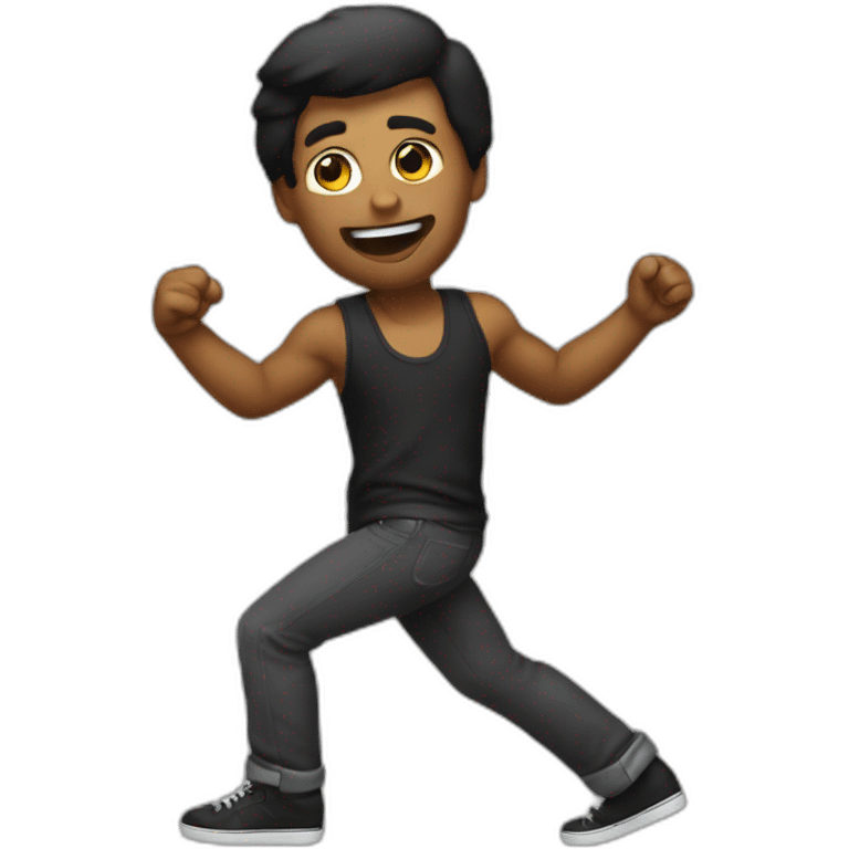 Twerking man emoji