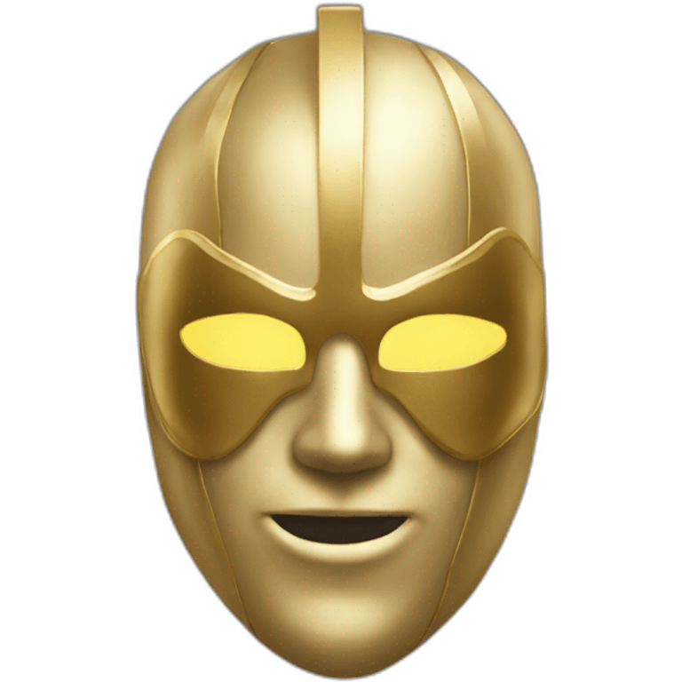 golden masked emoji