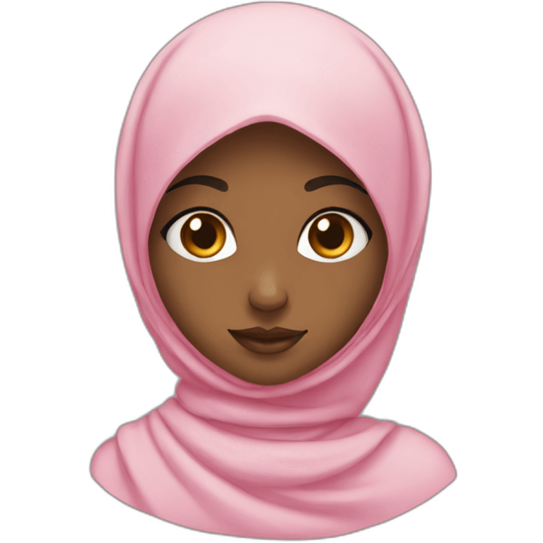 fille-hijab in love emoji