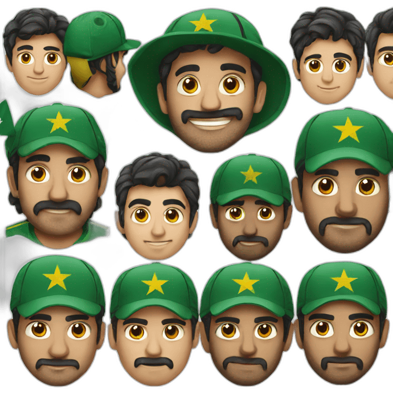 Pakistani cricket team emoji