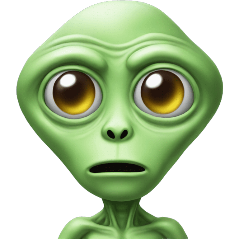 Stoned alien emoji