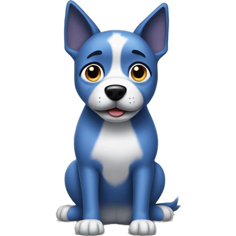 Bluey dog  emoji