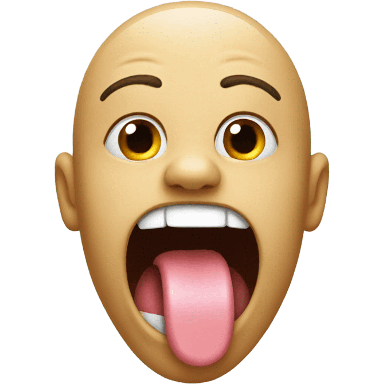 a tongue emoji