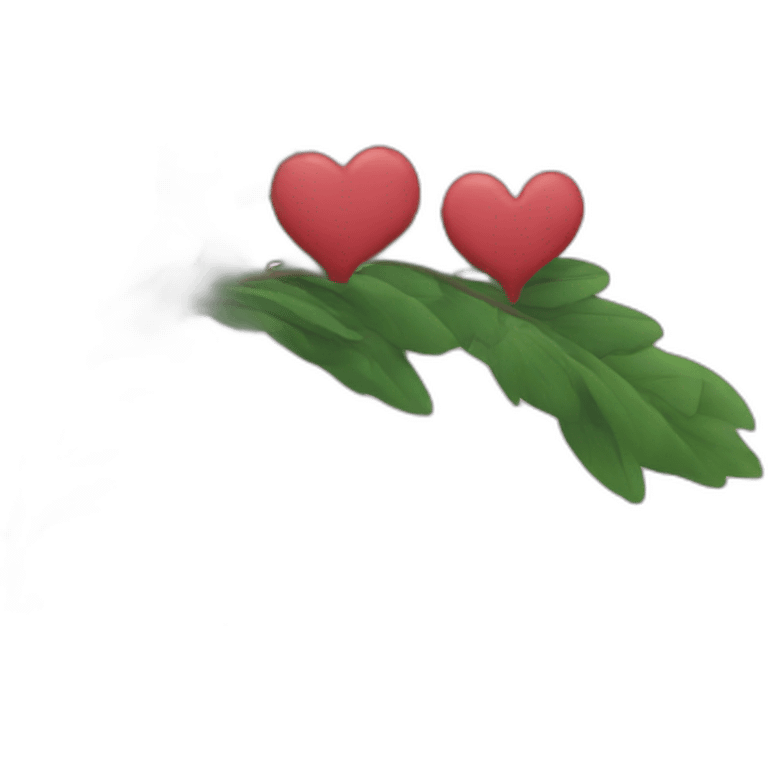 Kissing bough emoji