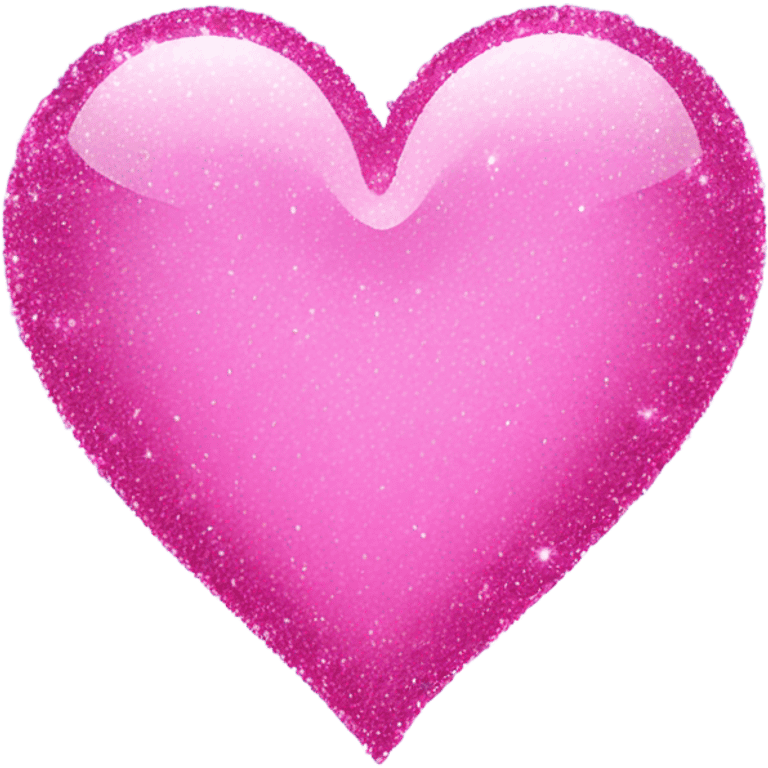 Pink sparkle heart emoji