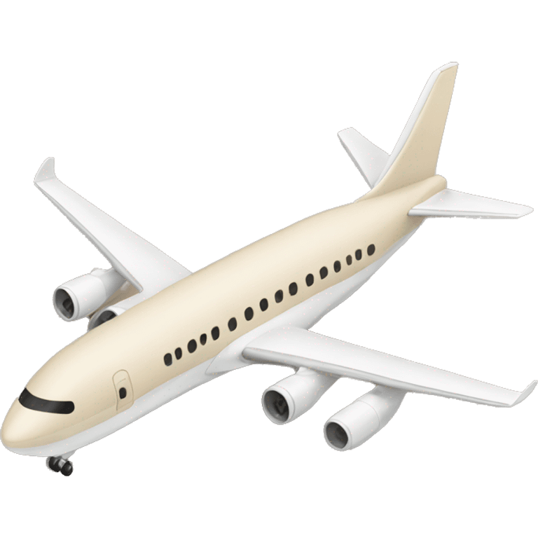 beige airplane emoji