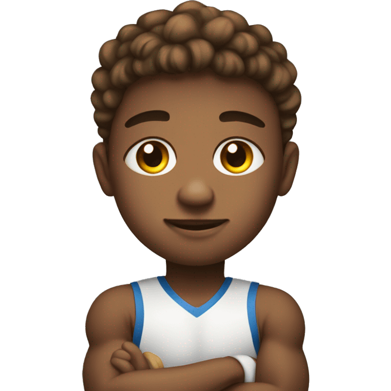 raising a kid, young athlete like boxer emoji