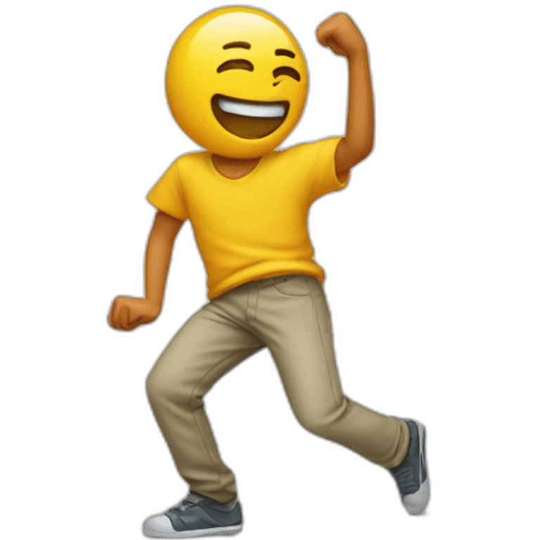 An emoji of someone who makes a dab emoji