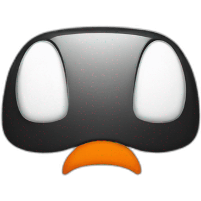 Logo orange et noir emoji