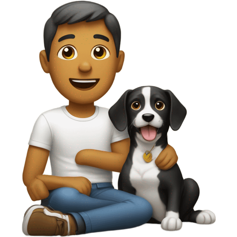 Dog and  me emoji