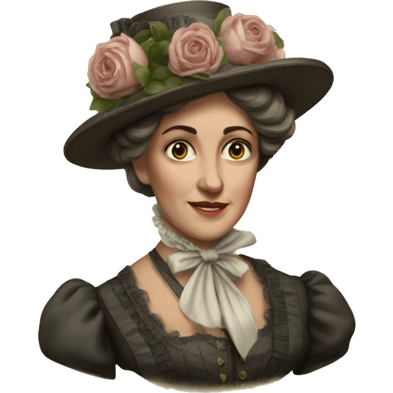 victorian woman emoji