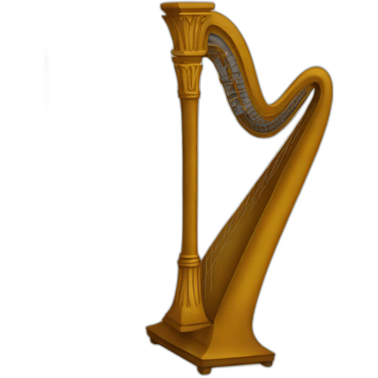 Roman Cithara harp  emoji