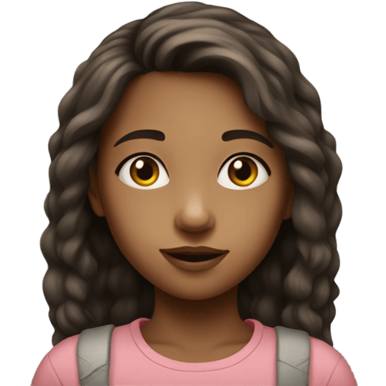 realistic portrait of a girl emoji